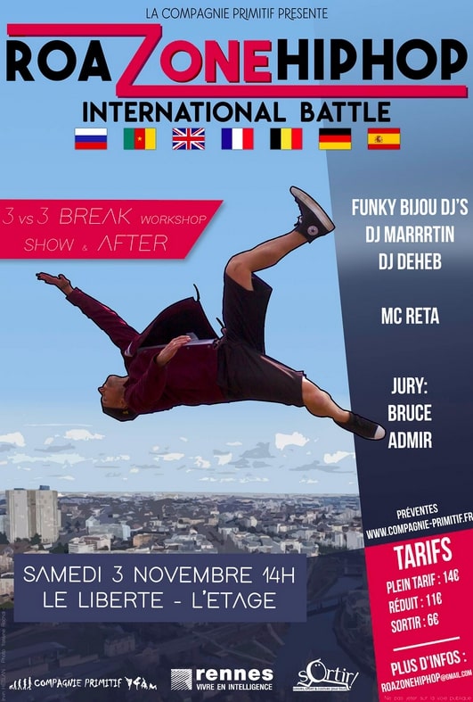 Affiche Battle International Rennes Storming 2018