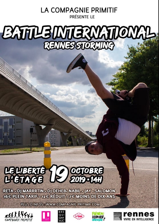 Affiche Battle International Rennes Storming 2019